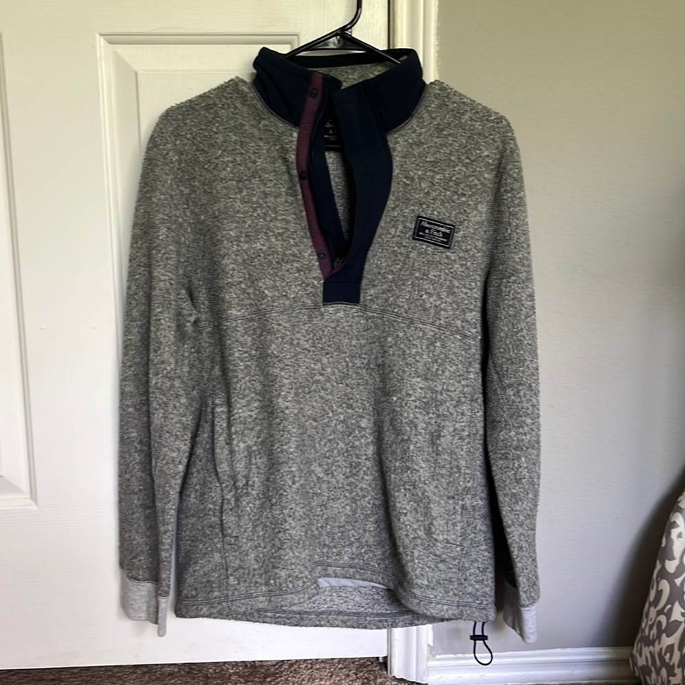 Abercrombie & Fitch 1/4 Zip Sweater